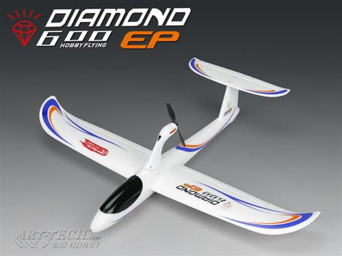 Art-Tech Diamond 600 EP Glider (EPO Version) RTF 2,4Ghz [AT22171]